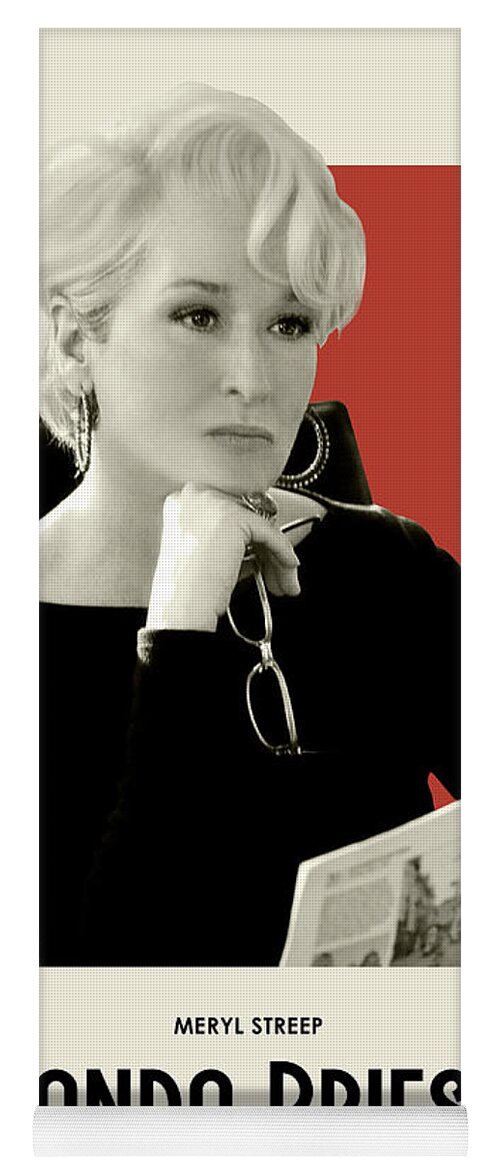 Meryl Streep The Devil Wears Prada Yoga Mat by Bo Kev - Pixels