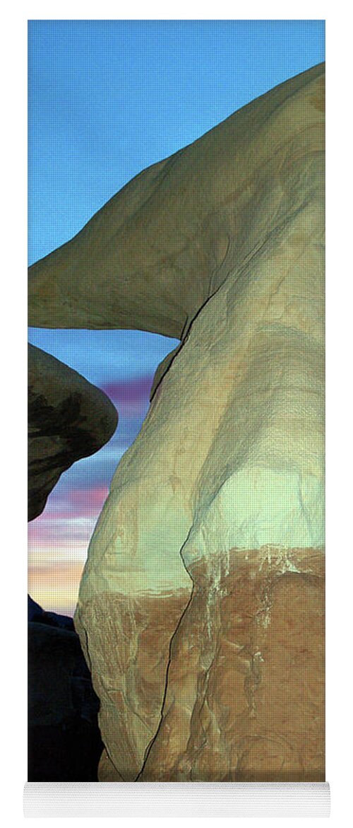 Arch Yoga Mat featuring the photograph Metate Arch, Devil's Garden 08 by JustJeffAz Photography