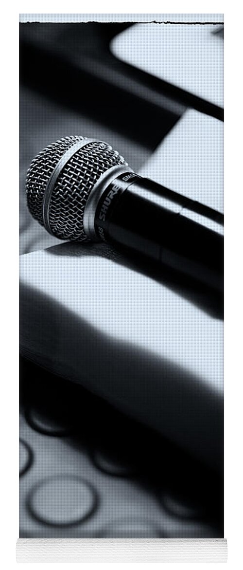 Mic Yoga Mat featuring the photograph Mic by Jim Whitley