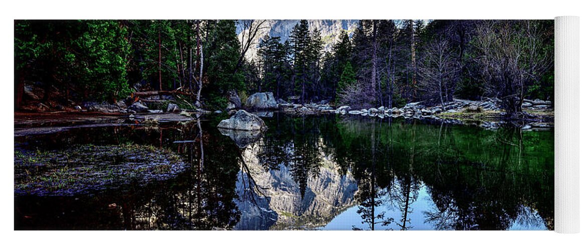 Mirror Lake Yoga Mat featuring the photograph Mirror Lake - Yosemite National Park by Amazing Action Photo Video