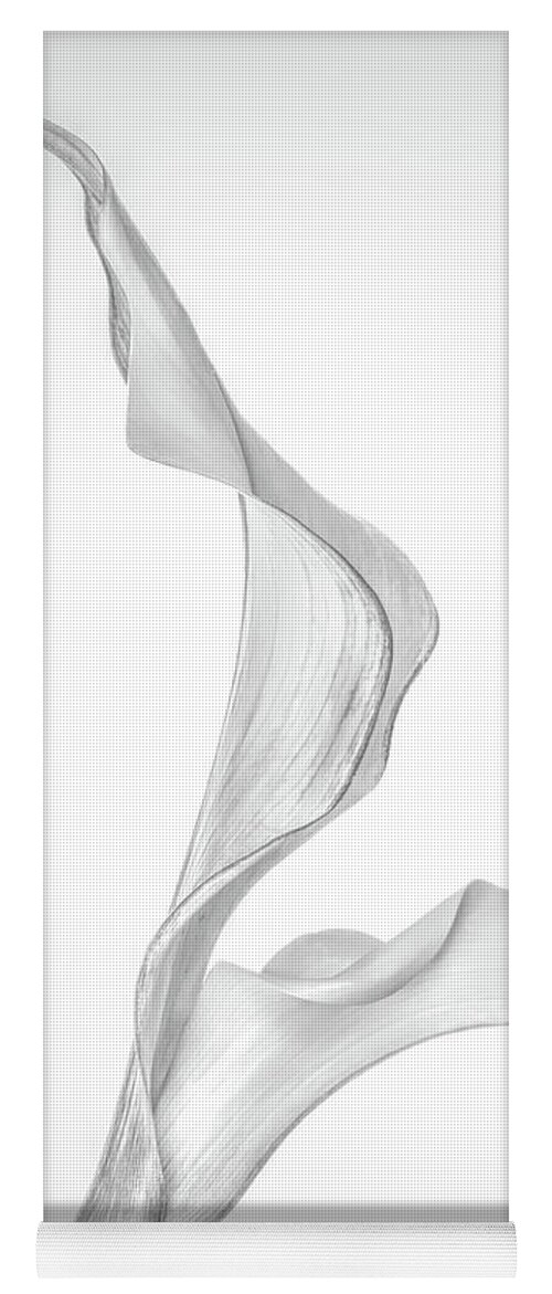Calla Lily Yoga Mat featuring the photograph Monochromatic Calla Lily by Elvira Peretsman
