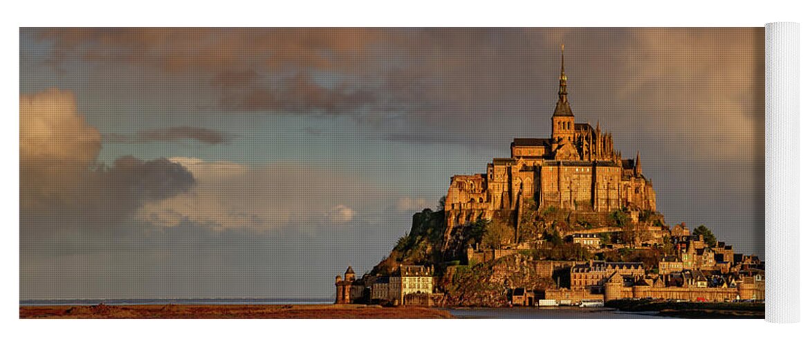 Mont-saint-michel Yoga Mat featuring the photograph Mont Saint Michel - Saint Michael's Mount by Olivier Parent