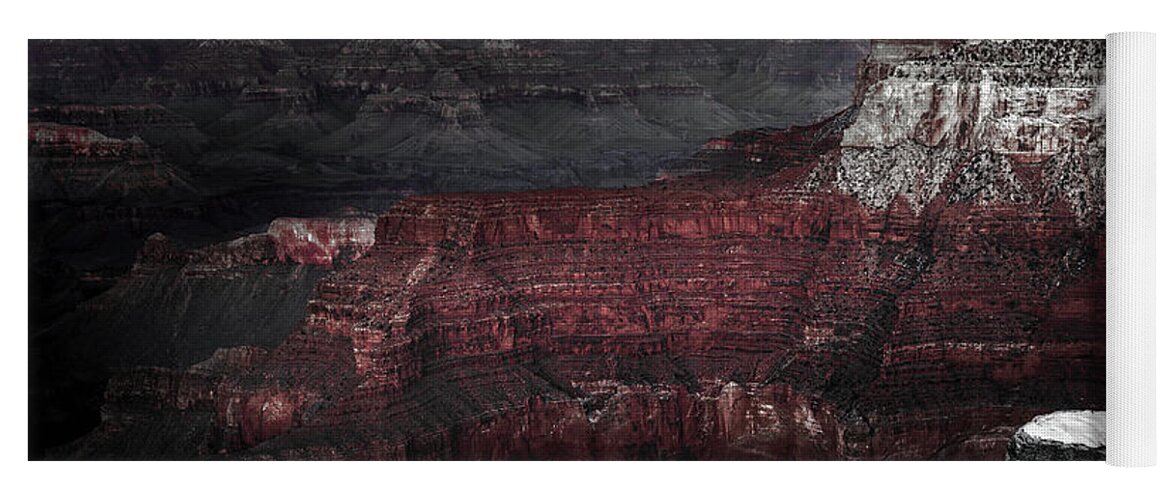 Grand Canyon Yoga Mat featuring the photograph Moody Grand Canyon by Doug Sturgess