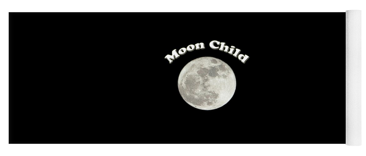 Moon Yoga Mat featuring the photograph Moon Child by Rocco Leone