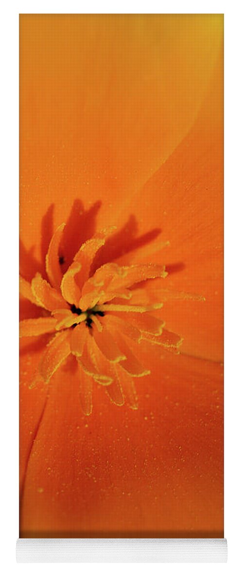 Poppy Yoga Mat featuring the photograph Natural Explosion by Ryan Huebel