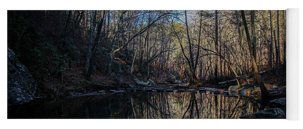 Otter Creek Yoga Mat featuring the photograph Nature's Reflections by Deb Beausoleil