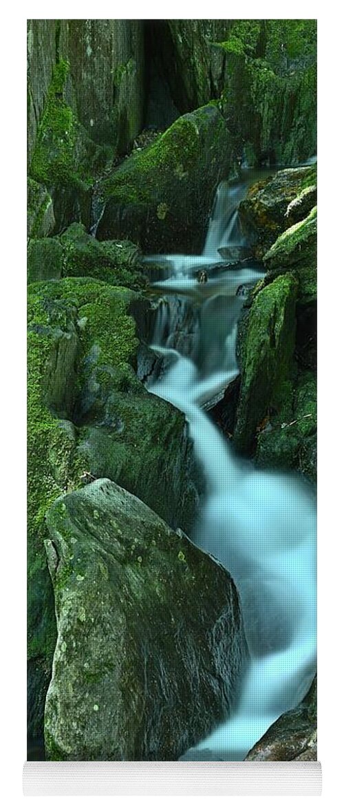 Waterfalls Yoga Mat featuring the photograph New Hampshire Waterfalls by Steve Brown