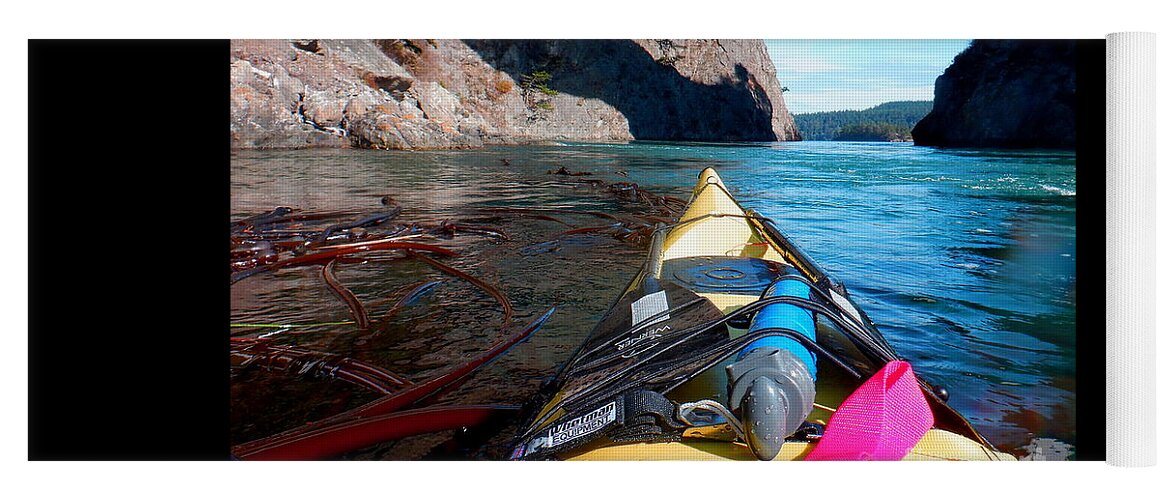 Kayak Yoga Mat featuring the photograph Next Kayak Through Deception Pass by Sea Change Vibes