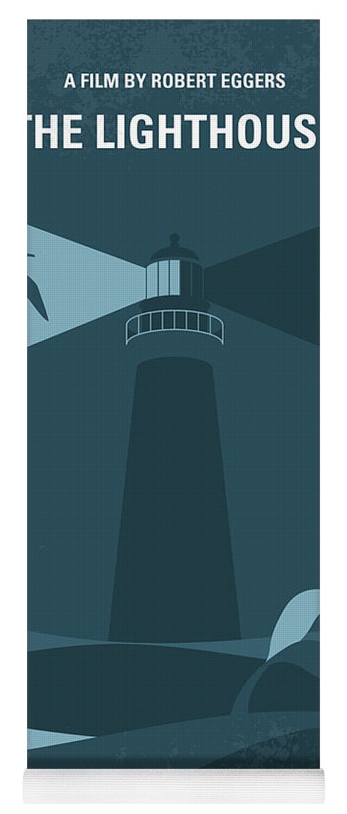 The Lighthouse Yoga Mat featuring the digital art No1183 My The Lighthouse minimal movie poster by Chungkong Art