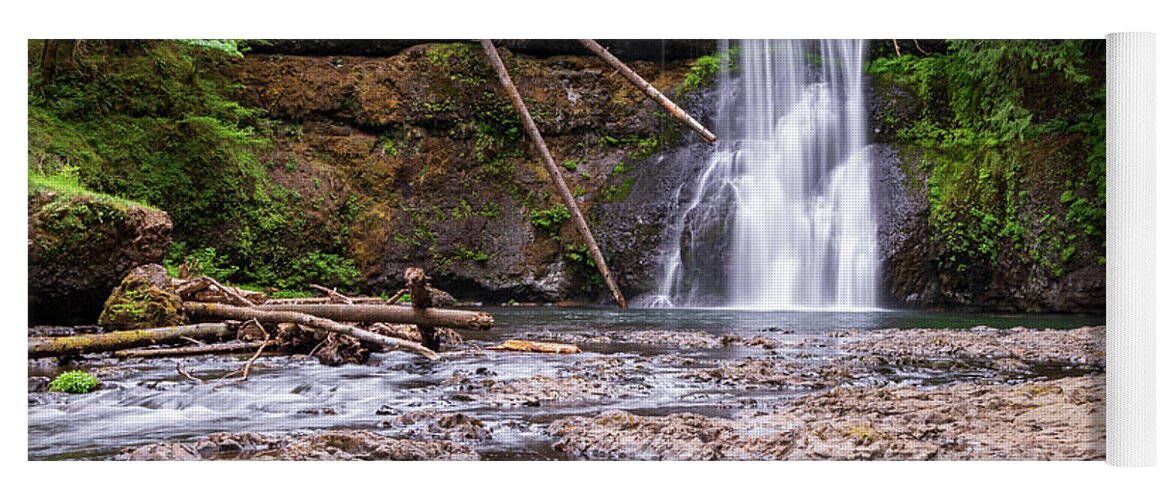 Falls Yoga Mat featuring the photograph North Falls by Stephen Sloan