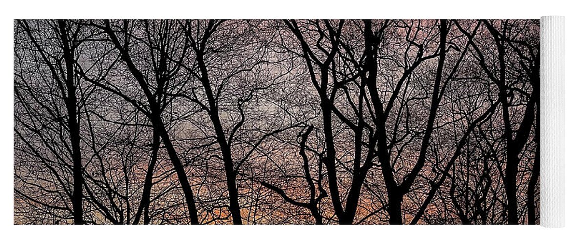 Carmel Yoga Mat featuring the photograph Northeast Sunset in Late Autumn by Frank Mari