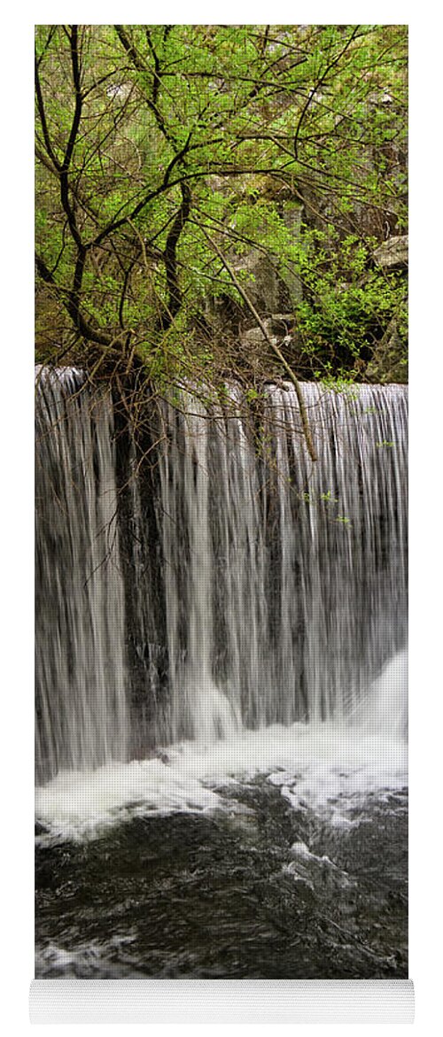 Waterfall Yoga Mat featuring the photograph Nossa Senhora da Piedade River Waterfall by Angelo DeVal