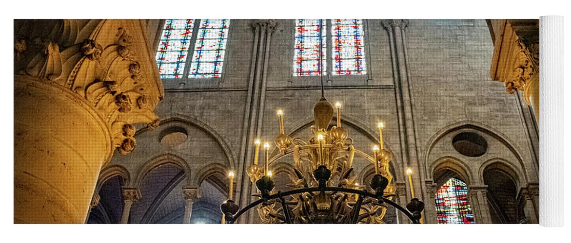 Notre Yoga Mat featuring the photograph Notre Dame, Paris 2 by Nigel R Bell
