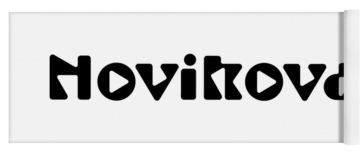 Novikova Yoga Mat featuring the digital art Novikova by TintoDesigns