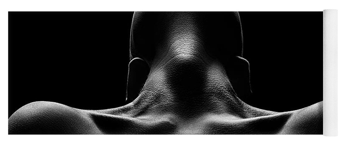 Woman Yoga Mat featuring the photograph Nude woman bodyscape 63 by Johan Swanepoel
