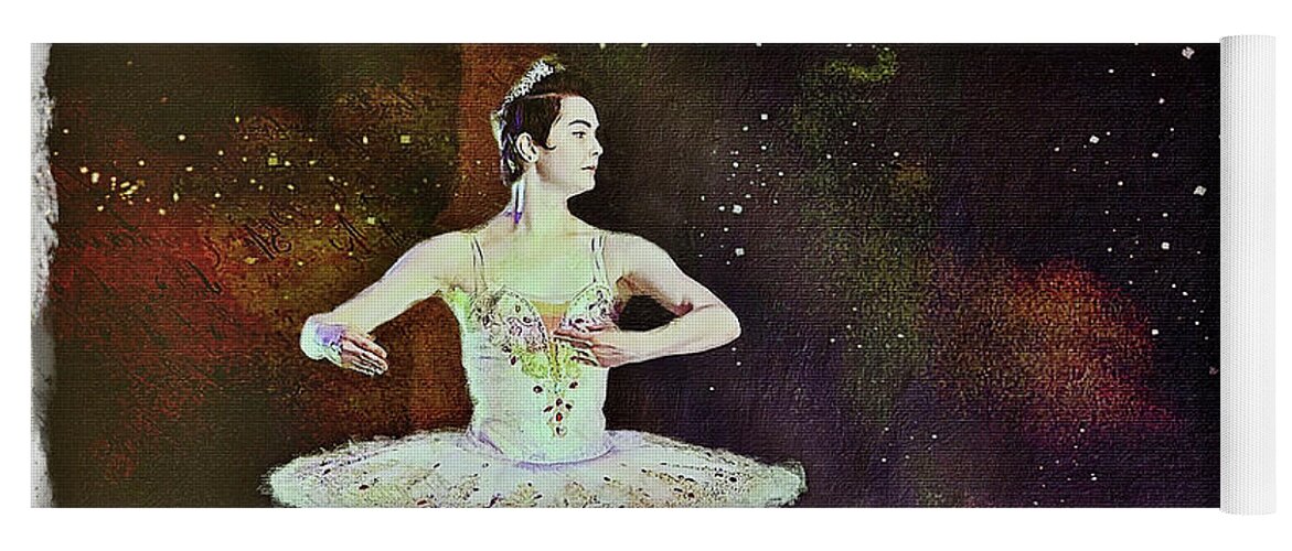 Ballerina Yoga Mat featuring the photograph Nutcracker_Kayla Cassaboon by Craig J Satterlee