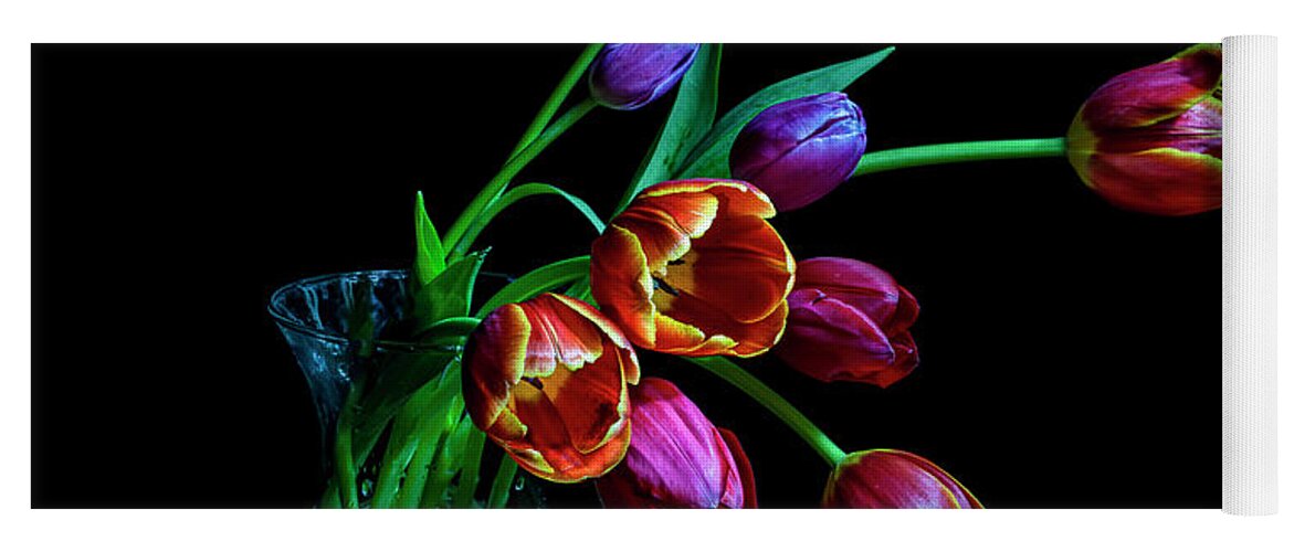 Tulips Yoga Mat featuring the photograph Off Balance by Judi Kubes