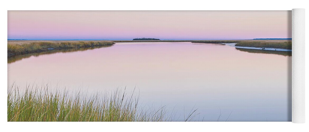 Fort Mcallister State Park Yoga Mat featuring the photograph Ogeechee River Sunset by Jurgen Lorenzen