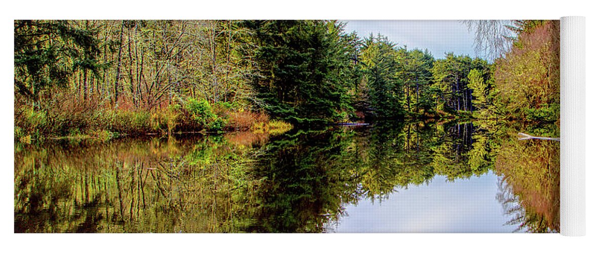 Reflections Yoga Mat featuring the photograph Ona State Park by Loyd Towe Photography