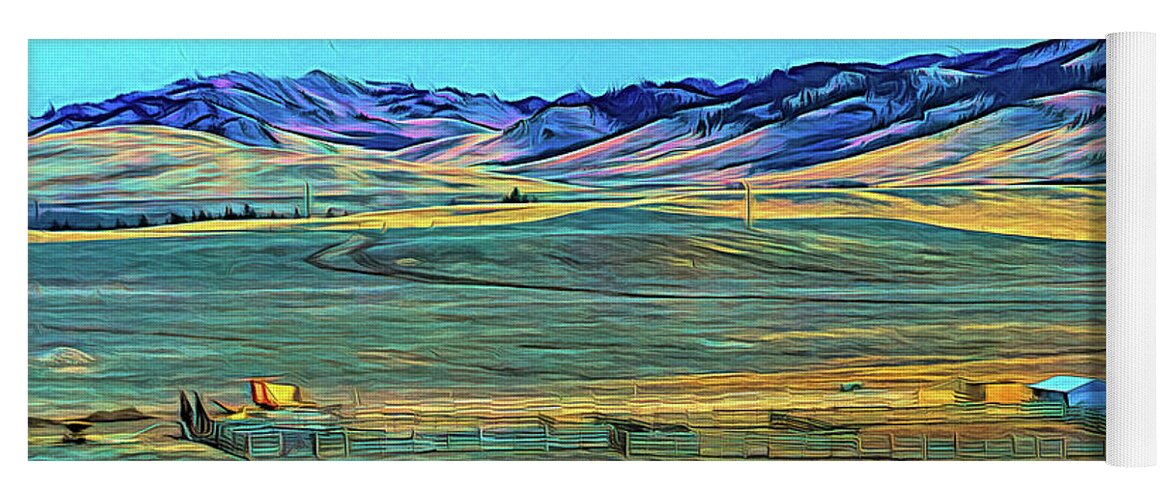 Ranch Yoga Mat featuring the photograph Open Range #2 by Carol Randall