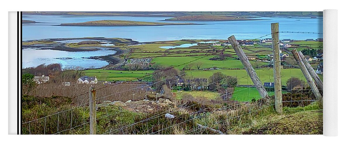 Clew Bay Yoga Mat featuring the photograph Overlooking Clew Bay by Peggy Dietz