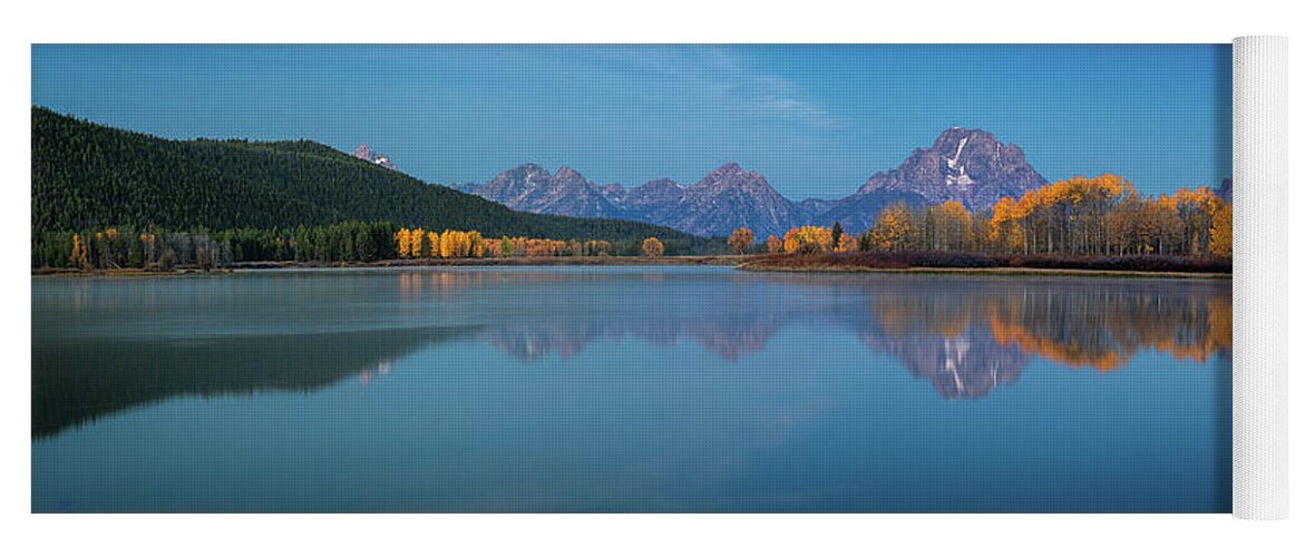 200-400mm 5dsr Yoga Mat featuring the photograph Oxbow Bend by Edgars Erglis