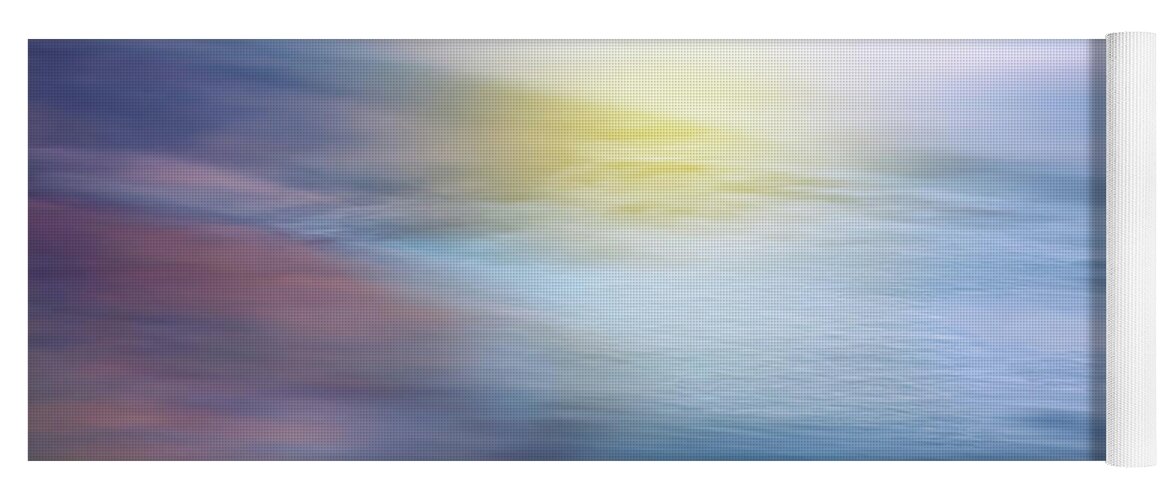 Photography Yoga Mat featuring the digital art Pacific Coast Mist by Terry Davis