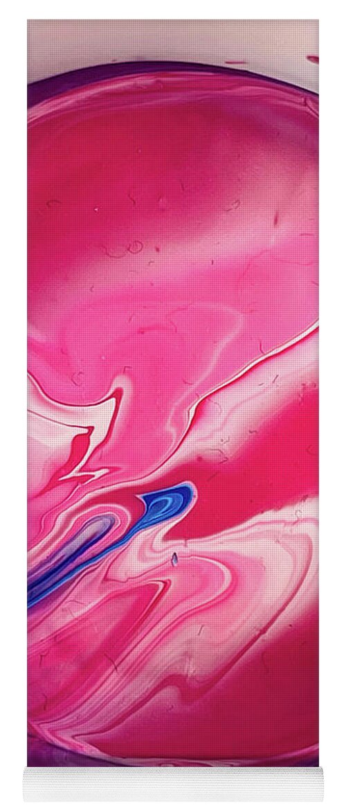 Paint Yoga Mat featuring the photograph Paint in Plastic Cup Acrylic Pouring Leftover 10 by Matthias Hauser