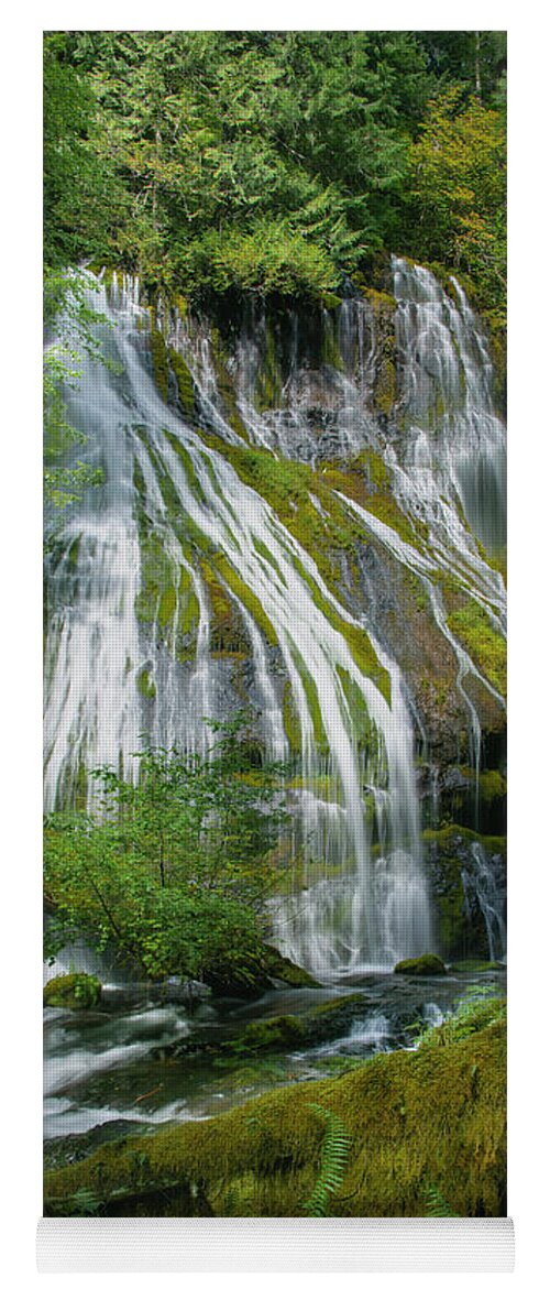 Waterfall Yoga Mat featuring the photograph Panther Creek Falls, Oregon by Oscar Gutierrez
