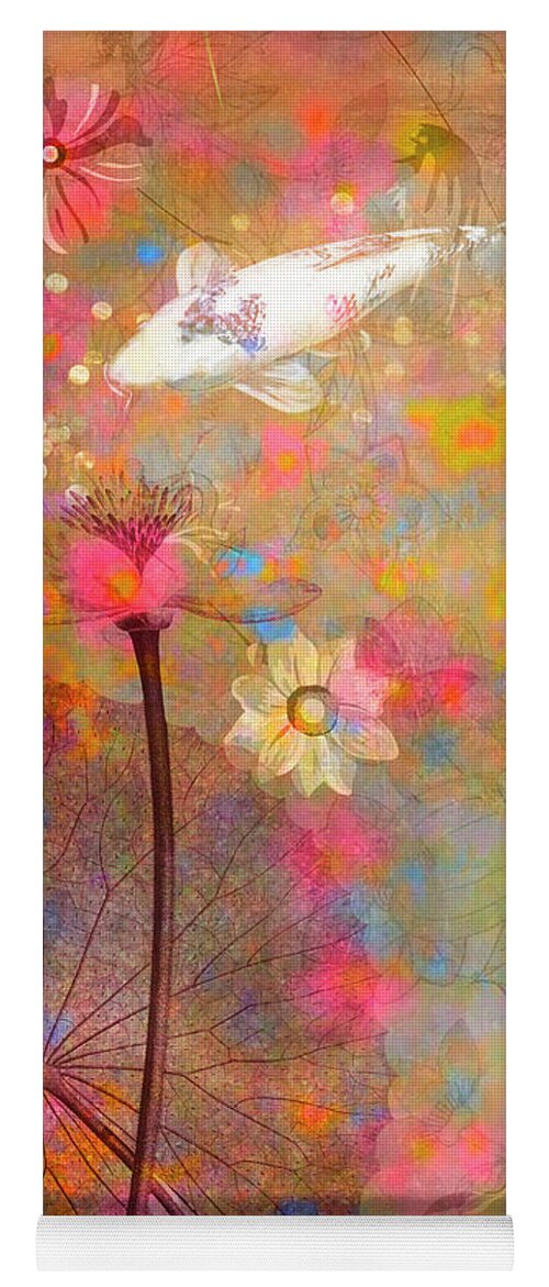 Watercolors Yoga Mat featuring the digital art Pastel Euphoria by Claudia McKinney