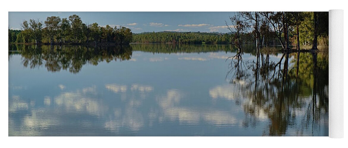 Lake Yoga Mat featuring the photograph Peaceful Lake by Angelo DeVal