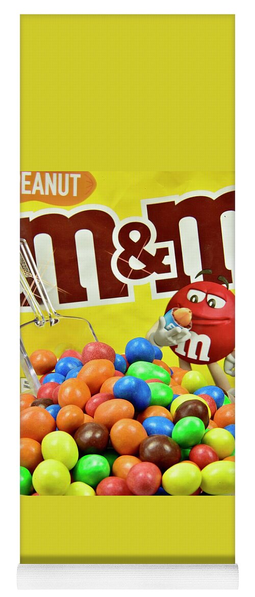 Peanut M&m’s Yoga Mat featuring the photograph Peanut M and Ms by Neil R Finlay
