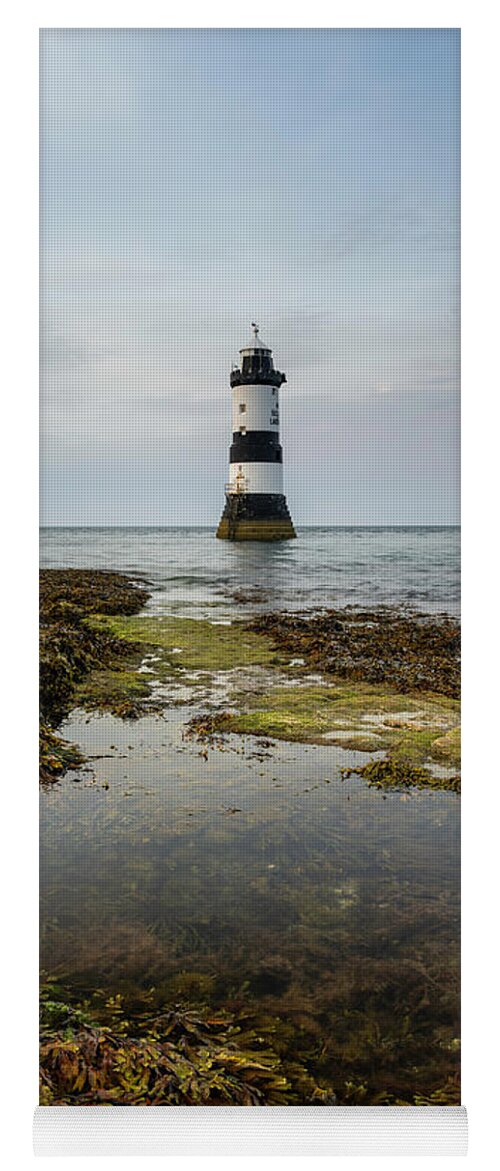 England Yoga Mat featuring the photograph Penmon Lighthouse by Spikey Mouse Photography