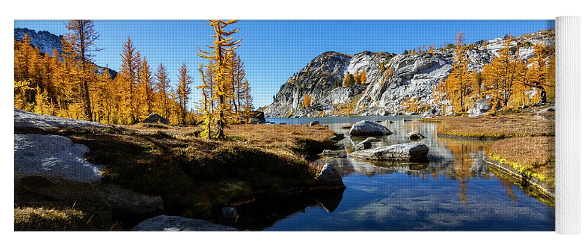 Core Yoga Mat featuring the photograph Perfection Lake 4 by Pelo Blanco Photo