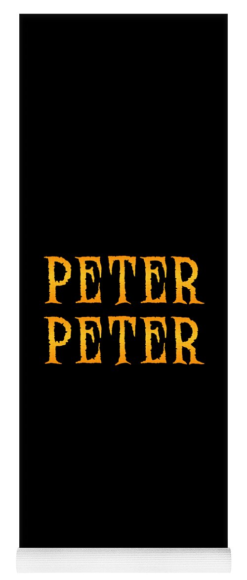 Halloween Yoga Mat featuring the digital art Peter Peter Pumpkin Eater Costume by Flippin Sweet Gear