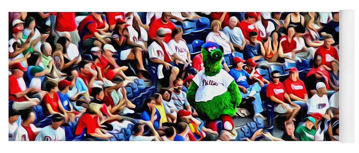 Alicegipsonphotographs Yoga Mat featuring the photograph Phanatic In The Crowd by Alice Gipson