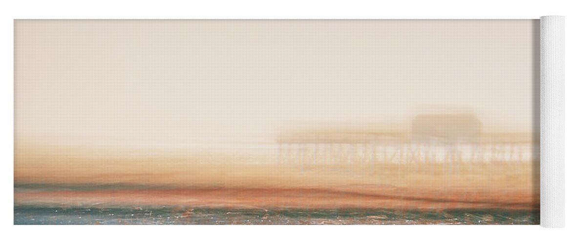  Yoga Mat featuring the photograph Pier by Steve Stanger
