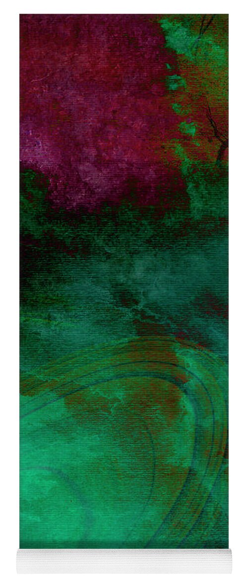  Yoga Mat featuring the digital art Pink Clouds by Cathleen Klibanoff