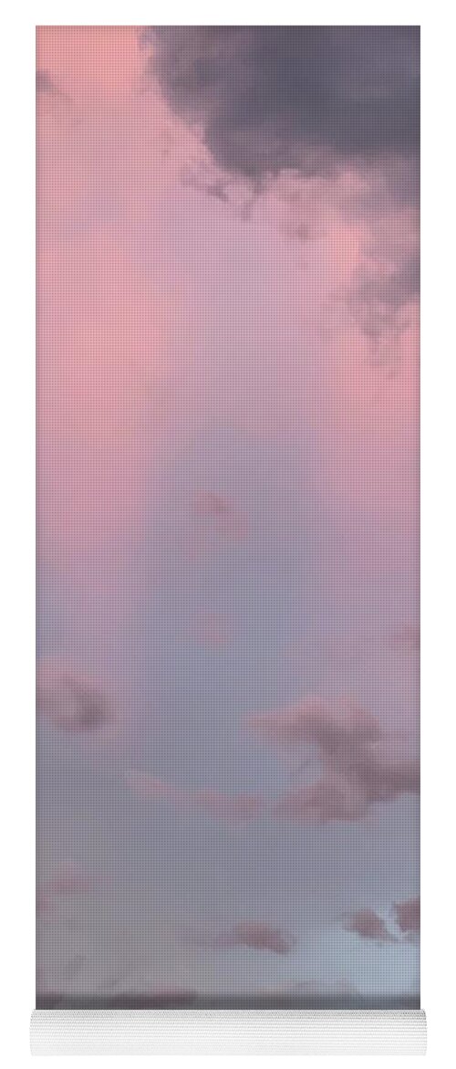 Pink Yoga Mat featuring the photograph Pink Dream Sky by Wendy Golden
