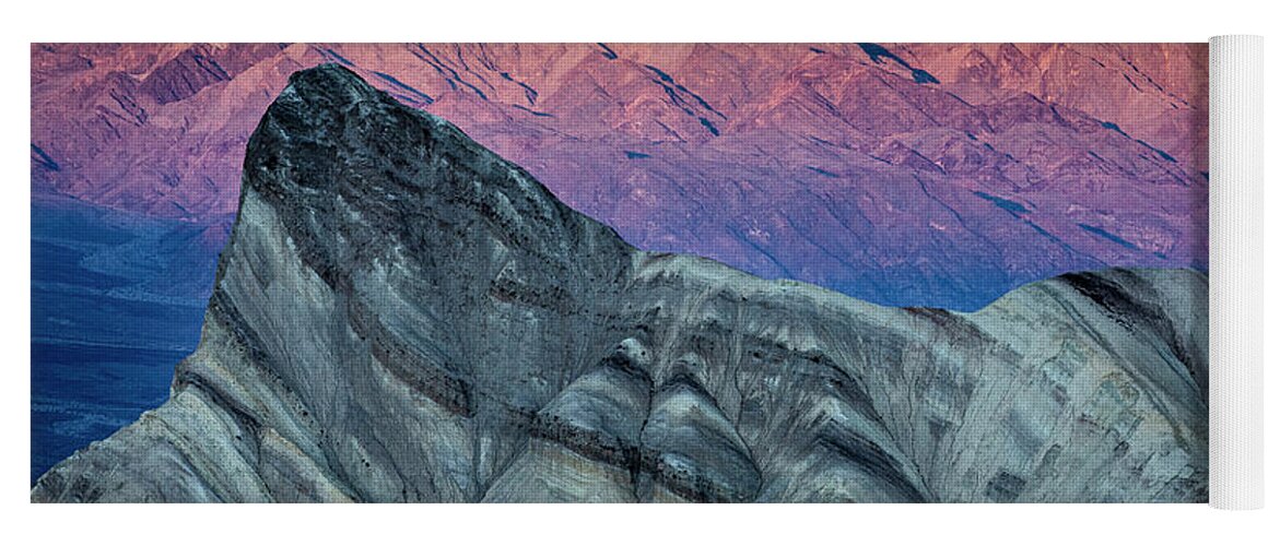 Death Valley Yoga Mat featuring the photograph Pink Moment by Erin Marie Davis