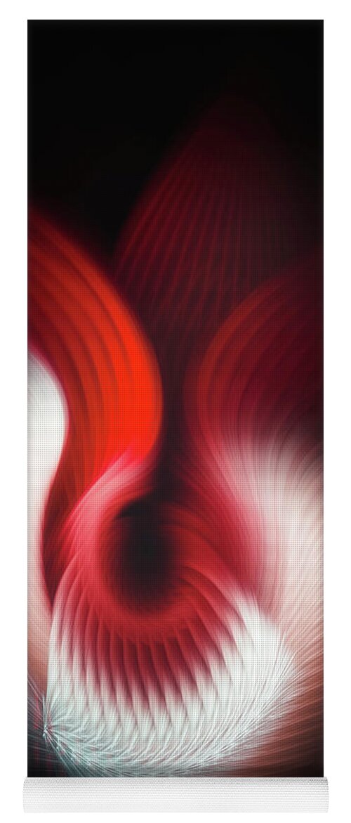 Abstract Yoga Mat featuring the photograph Pixels Trinity 177 by Philippe Sainte-Laudy