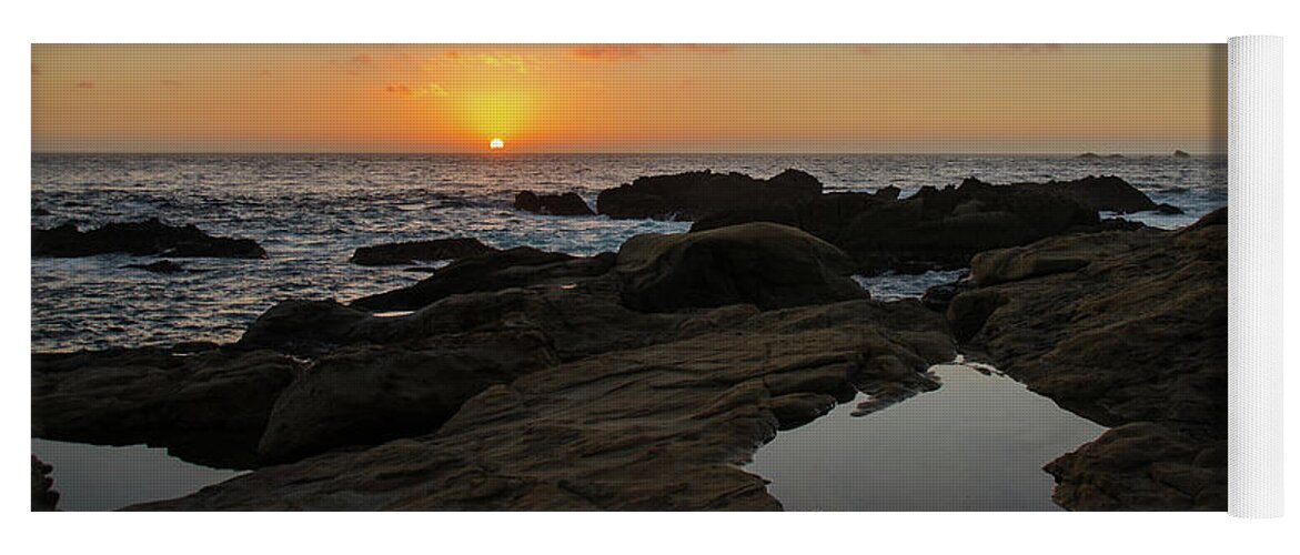 Point Lobos Yoga Mat featuring the photograph Point Lobos Sunset by Matthew DeGrushe