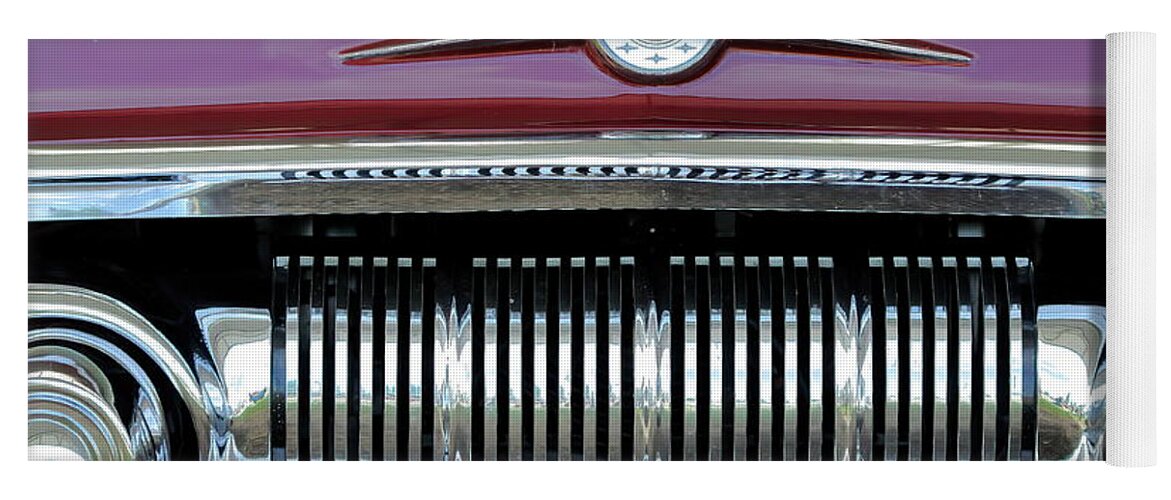 Pontiac Yoga Mat featuring the photograph Pontiac Chrome by Lens Art Photography By Larry Trager