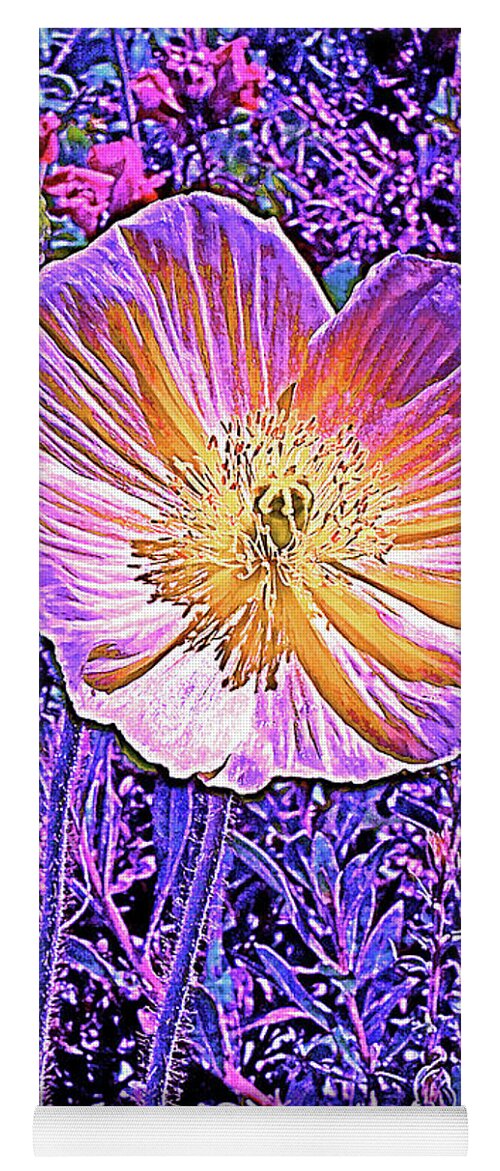 Flowers Yoga Mat featuring the photograph Poppy 3 by Pamela Cooper