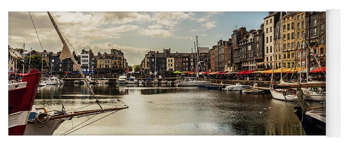 Honfleur Yoga Mat featuring the photograph Port of Honfleur, Normandy, France by Fabiano Di Paolo
