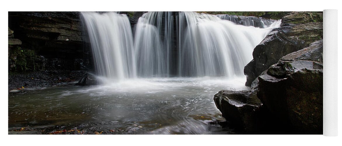 Waterfall Yoga Mat featuring the photograph Potter's Falls 14 by Phil Perkins