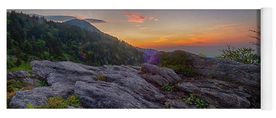 Blue Ridge Mountains Yoga Mat featuring the photograph Predawn Light by Melissa Southern