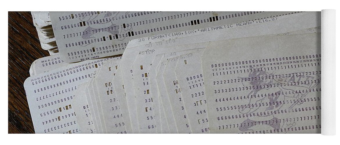 Punch Cards Yoga Mat featuring the photograph Punch Cards by John Moyer