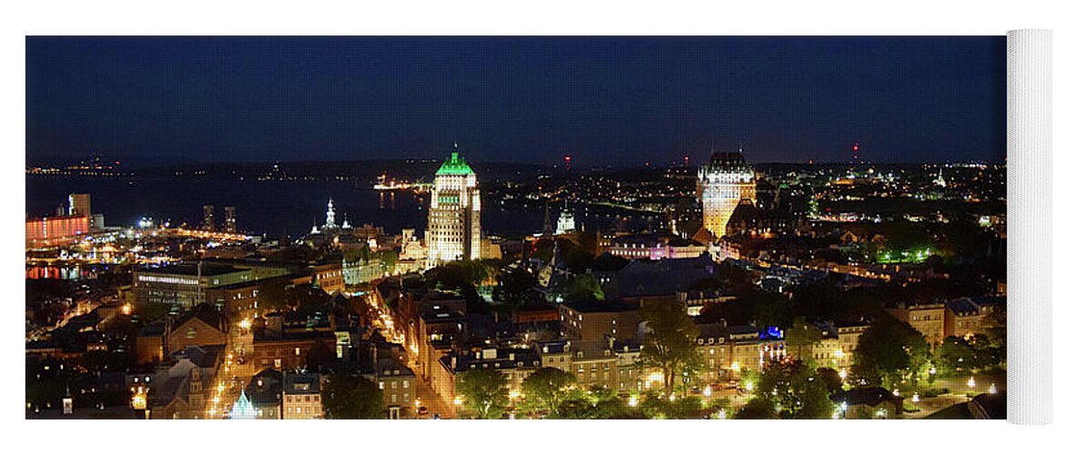 Quebec Yoga Mat featuring the photograph Quebec City Canada Photo 125 by Lucie Dumas