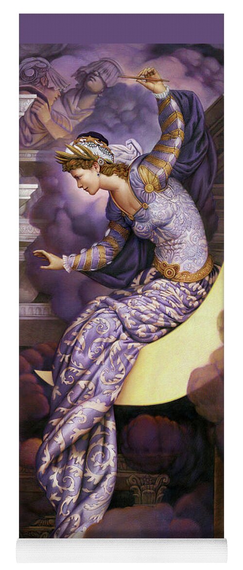 Queen Of The Night Yoga Mat featuring the painting Queen of the Night by Kurt Wenner